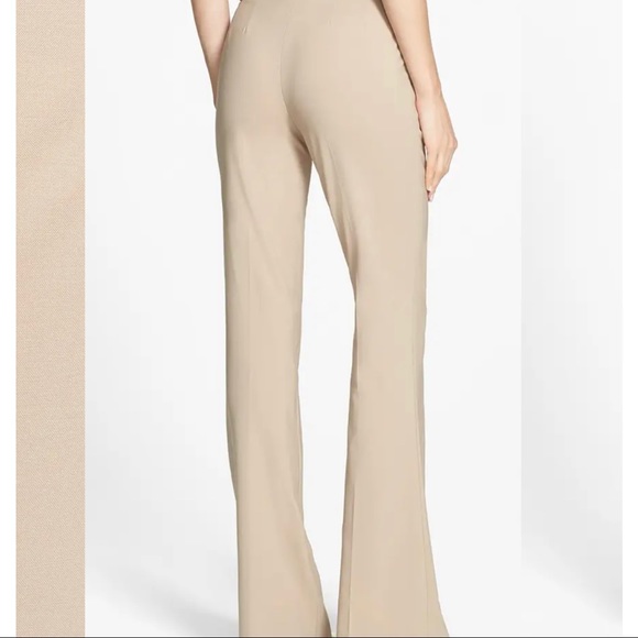 St. John Diana Straight Leg Crepe Marocain Pants - Picture 3 of 6